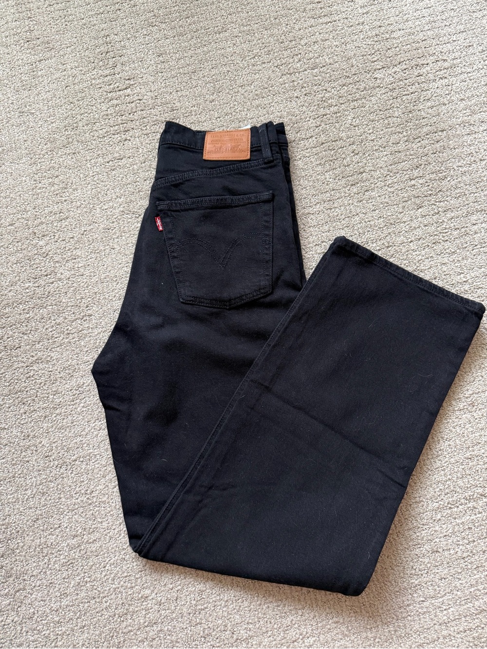 Levi's Black Women's Straight Leg Jeans
